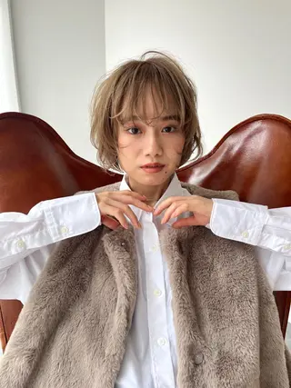 ショート 加藤 悠真のヘアスタイル