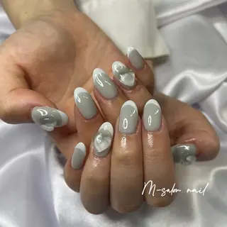 ネイル 韓国/網紅/パーツ M-salonのネイルデザイン