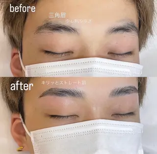 アイブロウ メンズ特化美容師 中戸 滉のヘアスタイル