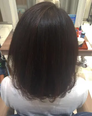 ミディアム パーマ 韓国ヘア/耳ツボジュ エリー♡ayumuのヘアスタイル