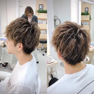 パーマ メンズ ✨️ツヤ髪✨️ 💫髪質改善💫間宮のヘアスタイル