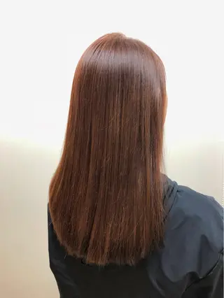 セミロング カラー 齋藤 らいのヘアスタイル