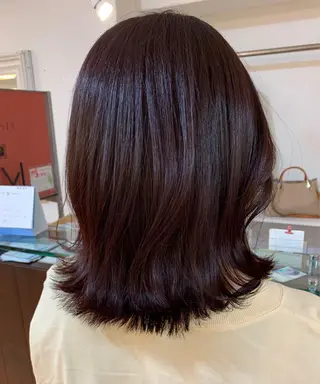 ミディアム カラー 🦋透明感 艶カラー Rie🦋のヘアスタイル