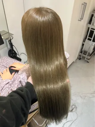 ロング カラー ヘアアレンジ ✨韓国/外国人風✨ 江原巧のヘアスタイル