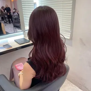 ロング カラー ヘアアレンジ 柔らかブラウン♡ うる艶ヘア♡yumiのヘアスタイル