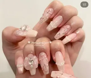 ネイル Lee Nails チップ長さだし専門店のネイルデザイン