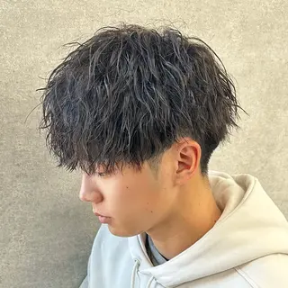 ショート パーマ メンズ 【メンズ特化】 笹目純のヘアスタイル