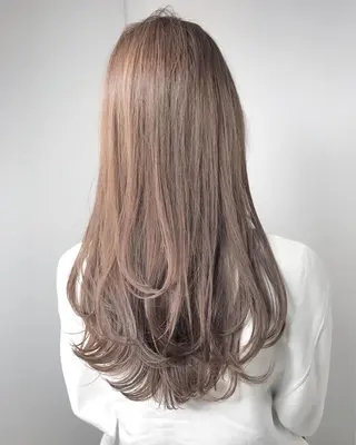 ロング カラー Lee大阪店所属・店長 濱口 花菜 美髪整形のヘアスタイル