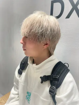 ショート カラー メンズ メンズNO.1口コミ 高評価🟡三澤拓海✅のヘアスタイル
