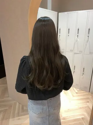 ロング 似合わせ/透明感 /レイヤー/りほ🤍のヘアスタイル