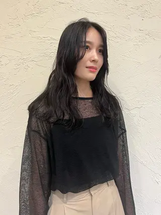 ロング 松野 心音のヘアスタイル