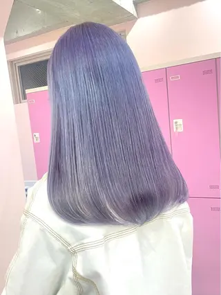 ロング カラー ヘアアレンジ 艶髪 🦋CON🦋のヘアスタイル