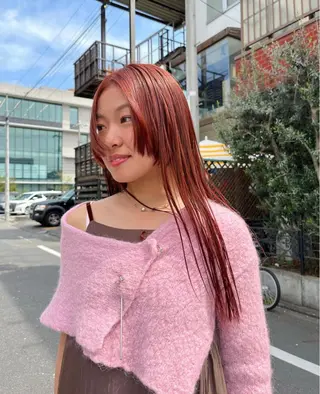 ロング ticro所属・TAKAHASHI KANNAのヘアスタイル