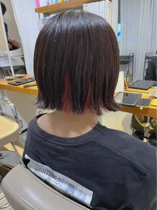ショート カラー かとう りなのヘアスタイル
