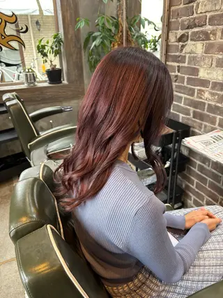 ロング カラー The hair D.Log所属・田中 綾乃のヘアスタイル