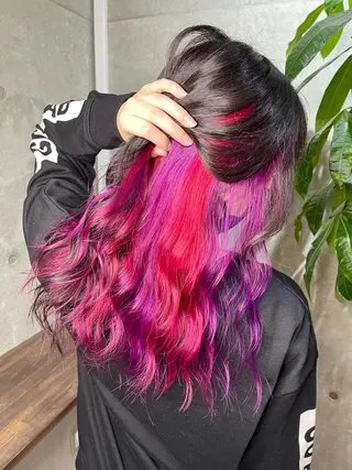 カラー 名古屋のピンク好き かずくん🦩のヘアスタイル