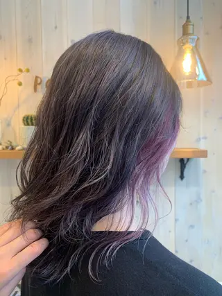 ミディアム カラー アニメオタク美容師✂ miharuのヘアスタイル