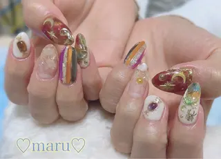ネイル まるみ ♡のネイルデザイン