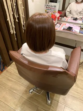 ショート カラー 長瀬 遥姫のヘアスタイル
