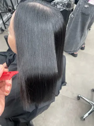セミロング カラー ヘアアレンジ 髪質改善/縮毛/新宿 🫧SUZUKA🫧のヘアスタイル