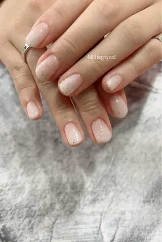 ネイル 北浦和 自爪育成ケアのネイルデザイン