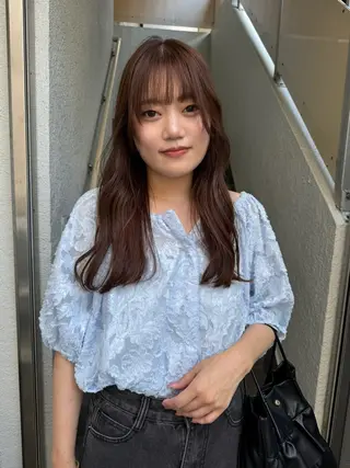 ロング カラー 透明感×レイヤーカッ ト🌼kiraraのヘアスタイル