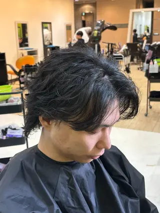 ショート カラー パーマ ✂️メンズ特化✂️ 神田のヘアスタイル