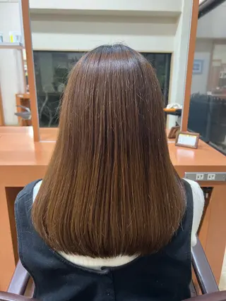 ミディアム 疋田 伽菜子のヘアスタイル