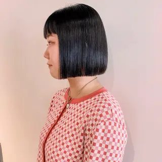 ショート 板谷みさき /艶ボブ/藤沢美容室のヘアスタイル