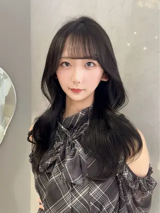 ロング のあ/カットモデル/ 縮毛矯正モデルのヘアスタイル