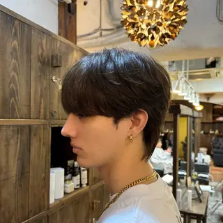 カラー メンズ 韓国ヘア🫧艶カラー 🫧髪質改善/オオヤのヘアスタイル