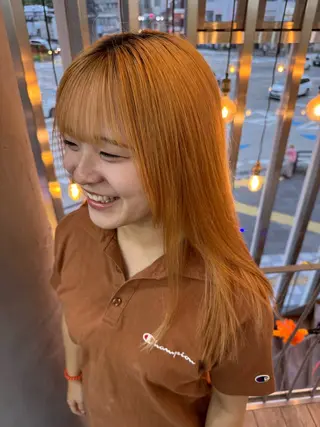 ロング カラー パーマ ヘアアレンジ WEST O LAND所属・若尾 貴斗のヘアスタイル