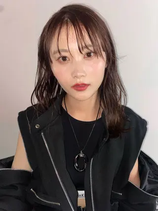 セミロング カラー パーマ nambu-GARDEN所属・上田 昂雅のヘアスタイル