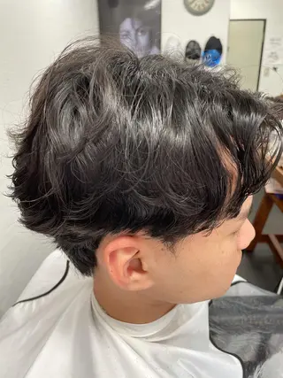 ショート パーマ メンズ ARTISAN所属・韓国ヘア🇰🇷💜 Minaのヘアスタイル
