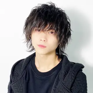 ミディアム パーマ メンズ 大橋 拓巳のヘアスタイル