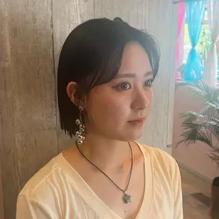 ショート カラー/韓国レイヤー /ブリーチ/hinaのヘアスタイル