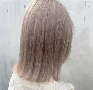 セミロング 🪞上品で可愛い韓国 ヘア🪞Rikutoのヘアスタイル