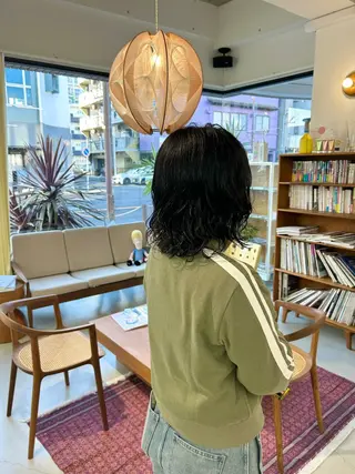 ショート カラー パーマ 藤原 あかりのヘアスタイル