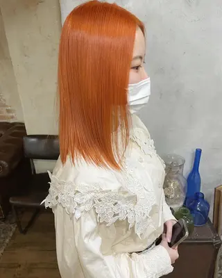 ミディアム カラー 遠藤 拓馬のヘアスタイル