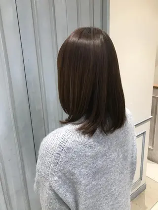 ミディアム カラー Livnaリヴナ立川所属・レイヤー/ハイライト /立川/赤池宏隆のヘアスタイル