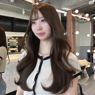 ロング カラー 🍒ブリーチなしカラ ー／Sakura🍒のヘアスタイル
