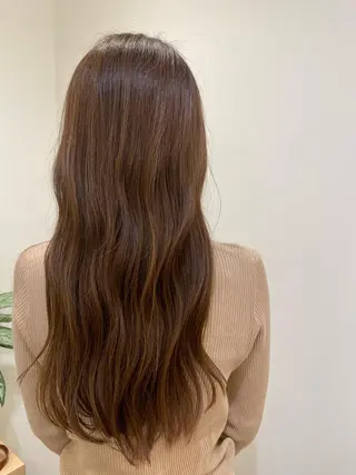 ロング マツモト カラー/ショートボブのヘアスタイル