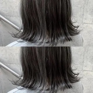 ミディアム カラー box mico. mutsumiのヘアスタイル