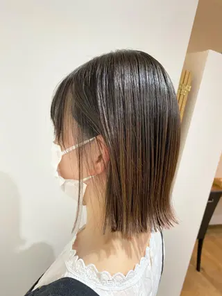 ミディアム 暖色系カラー まおのヘアスタイル