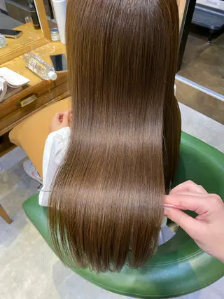 ロング カラー 【縮毛矯正特化】 kyokaのヘアスタイル