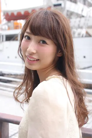 ロング カラー 川野 賢のヘアスタイル