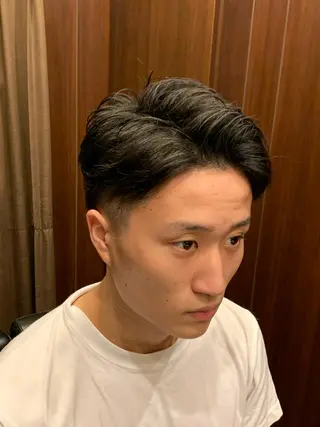 ショート メンズ ヒロ銀座 バーバーショップ神楽坂所属・ひらお あおとのヘアスタイル