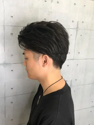 パーマ メンズ 北脇 健治のヘアスタイル