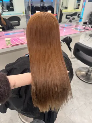ロング カラー ダメージレスハイ トーン💖kanonのヘアスタイル