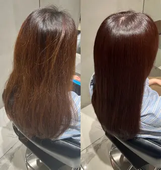 ロング カラー ゆあ♡ ショート特化美容師のヘアスタイル